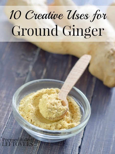 Ground ginger has many uses outside the kitchen. Here are 10 Creative Uses for Ground Ginger that are beneficial to both your health and your home.