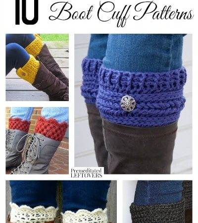 10 Free Crochet Boot Cuff Patterns