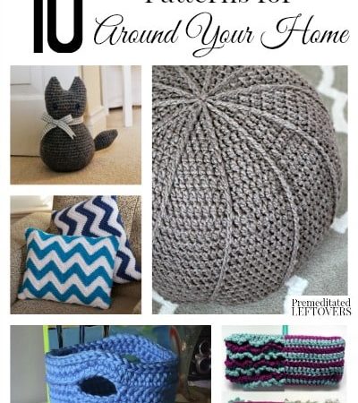 10 Free Home Decor Crochet Patterns - You will be amazed by the awesome stuff you can crochet for your home with these free home decor crochet patterns!