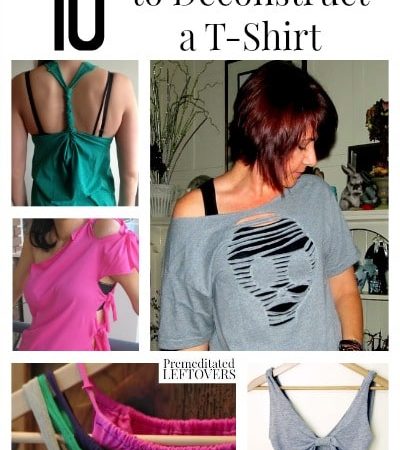 10 Awesome Ways to Deconstruct a T-Shirt