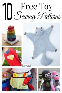 10 Free Toy Sewing Patterns