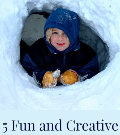 5 Fun Snow Activities You Probably Have Never Heard Of- If your kids get bored playing out in the snow this winter, try these new and exciting activities!