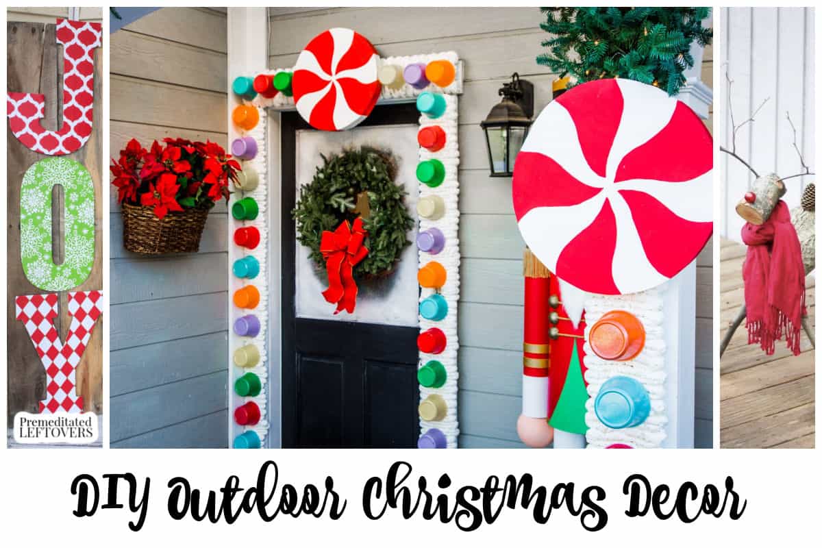 Three festive and frugal DIY Outdoor Christmas Decor ideas