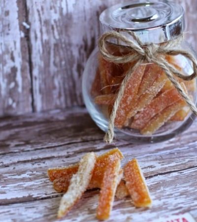 How to Make Candied Orange Peel - Recipe and Tutorial.