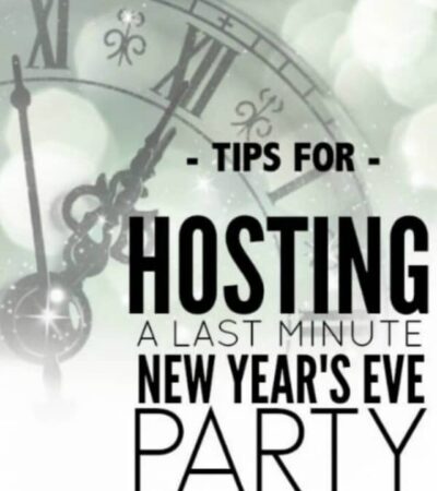 Tips for throwing a last-minute New Year's Eve Party