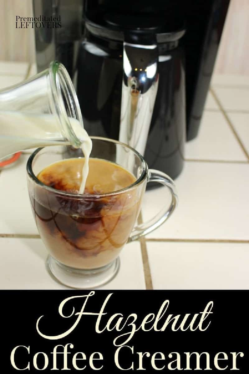 easy homemade hazelnut coffee creamer recipe