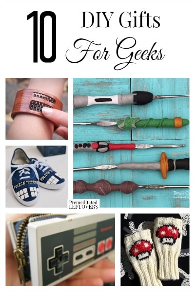 Looking for great geeky gifts you can make yourself? Here are 10 DIY Gifts for Geeks to knock the socks off your loved one!