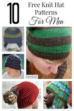 10 Free Knit Hat Patterns for Men
