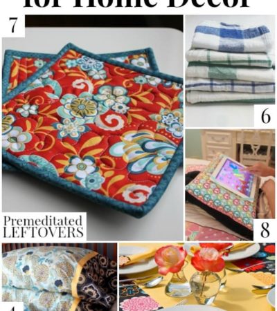 Looking for a low-cost, DIY upgrade to your home decor? Check out these 10 Free Home Decor Sewing Patterns for inspiration!
