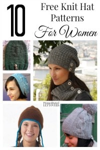 10 Free Knit Hat Patterns for Women