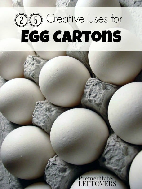 25 Creative Ways to Reuse Egg Cartons- Don't toss your egg cartons! These tips will show you how to reuse them for organization, storage, and crafts. 
