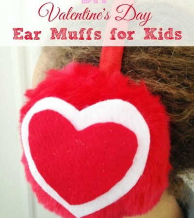 DIY Valentine's Day Ear Muffs for Kids