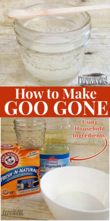 how to make goo gone - a goo gone substitute recipe using household ingredients