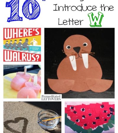 10 ways to introduce the letter W