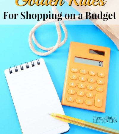 Golden Rules for Shopping on a Budget