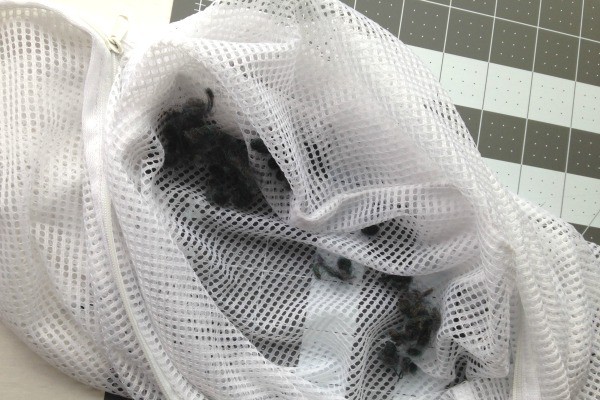 This is why you should always use a mesh bag to felt wool sweaters