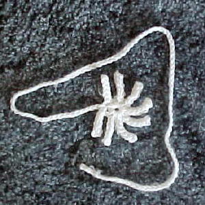 crochet spider cat toy