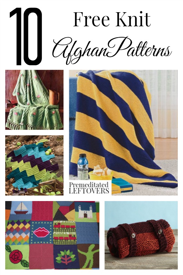 10 Free Knit Afghan Patterns- Afghans make perfect gifts. Whether you love to knit or are just starting out, here are 10 free patterns for all skill levels.