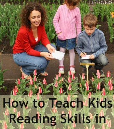 How to Teach Kids Reading Skills in the Garden