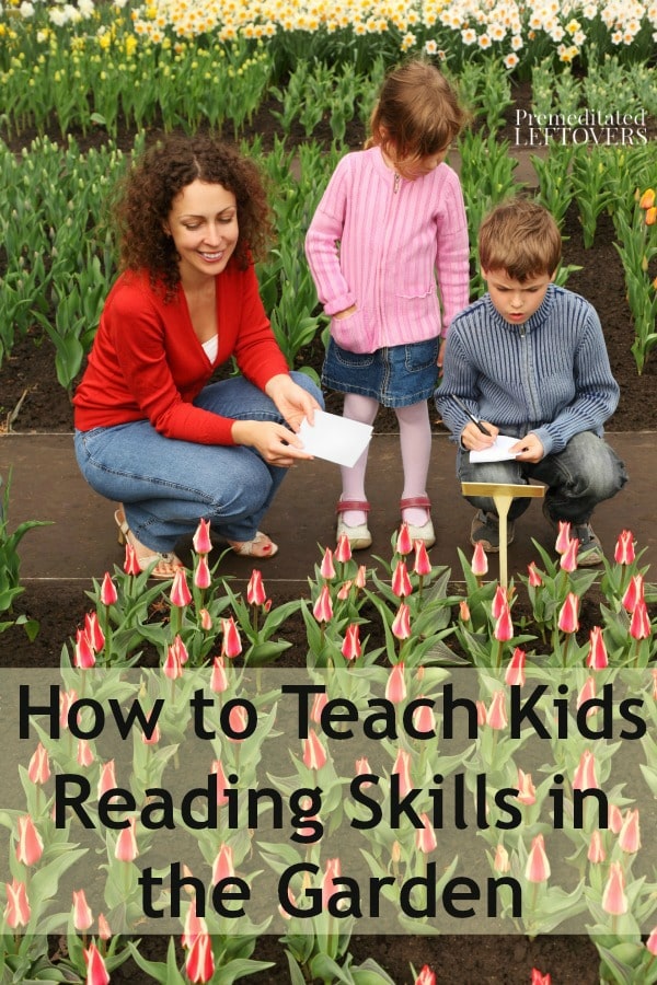 The garden is an excellent place to practice important literacy skills with your kids. Here are some tips on How to Teach Kids Reading Skills in the Garden.
