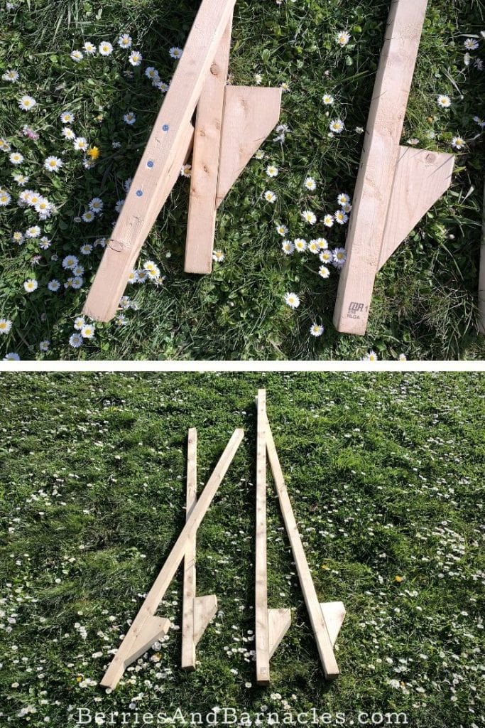 wooden stilts