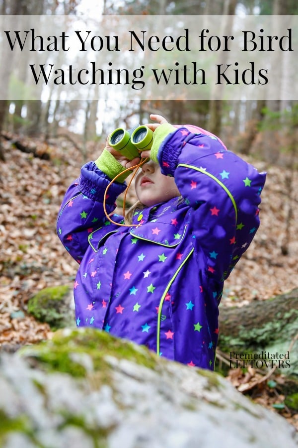 Bird watching is a great hobby for both kids and adults and requires very little equipment. Here is a list of What You Need for Bird Watching with Kids. 