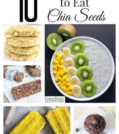 10 Great Chia Seed Recipes including chia seed pudding, chia seed muffins, how to eat chia seeds and chia seed nutrition information.