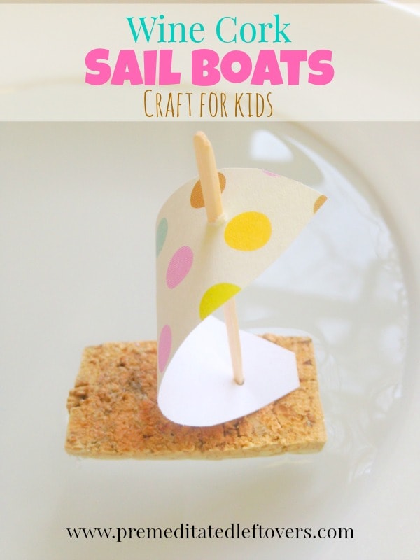 Here is an easy tutorial for a wine cork sailboat craft you can make with your kids. These wine cork sailboats are perfect for water fun and sensory bins.