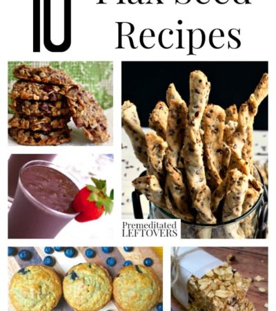 10 Great Flax seed Recipes including how to use flax seed as an egg replacement, flax seeds in baked goods and flax seed recipe ideas.