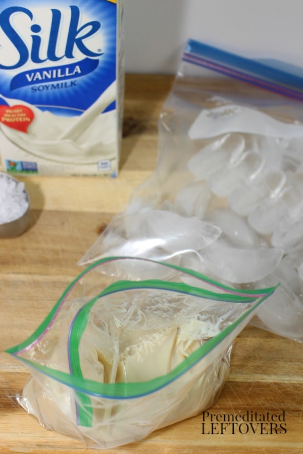 How to make dairy-free ice-cream in a sandwich bag