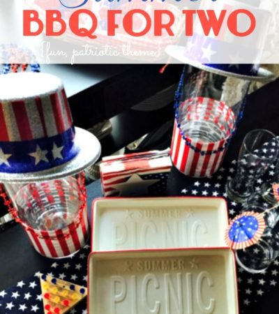 BBQ For Two: Frugal Summer Table Decor Idea