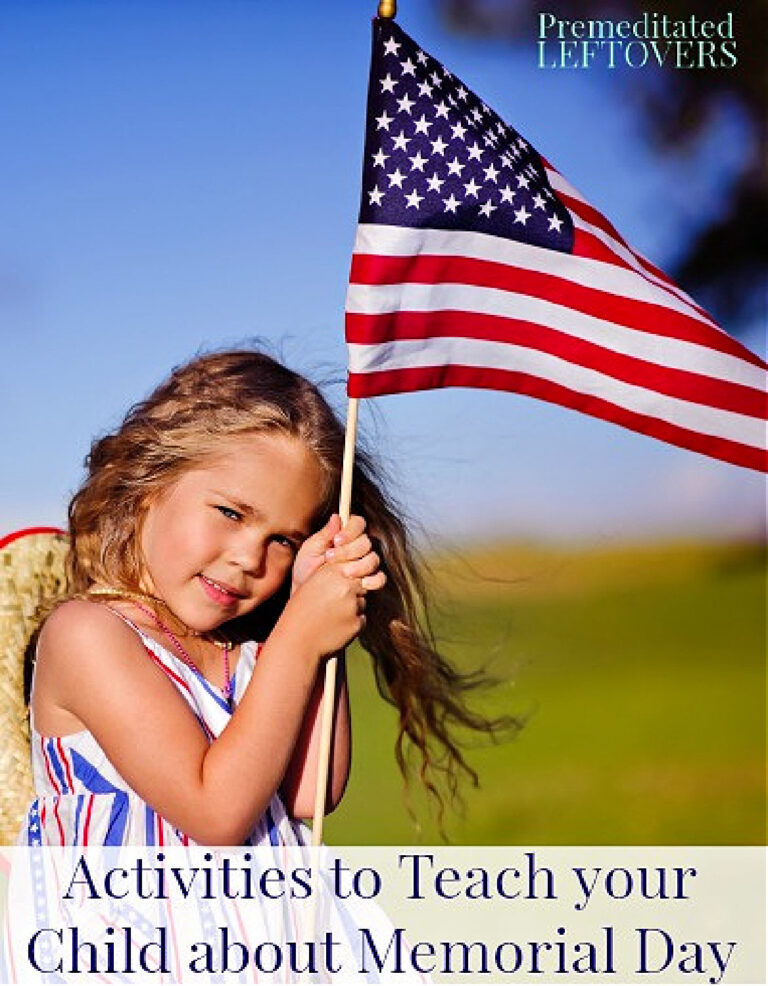 Ideas & Activities to Teach Your Child about Memorial Day