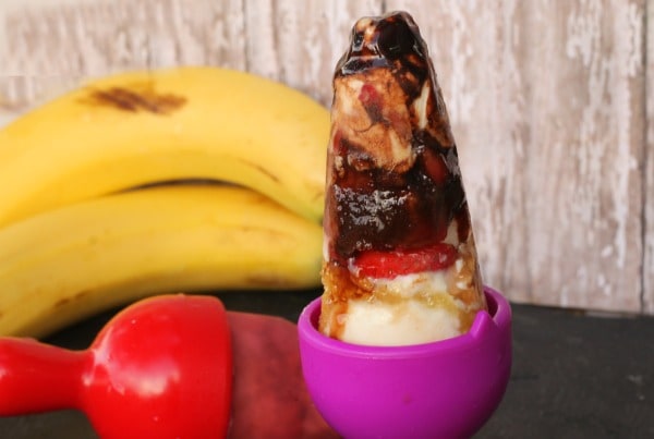 Banana Split Yogurt Popsicles Recipe