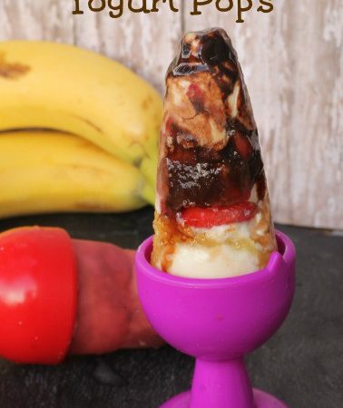 Banana Split Yogurt Popsicles