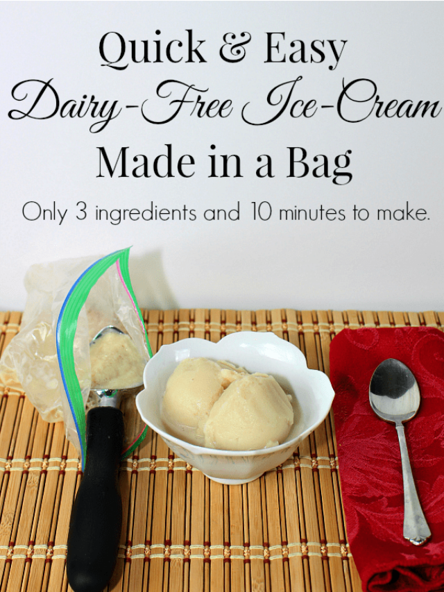 How to Make Dairy-Free Ice Cream in a Bag Story