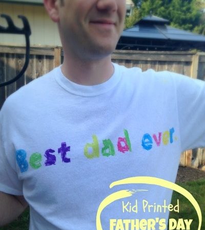 Kid Printed Father's Day T-Shirt