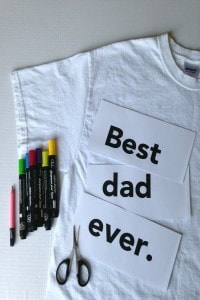 Father's Day T-Shirt Supplies
