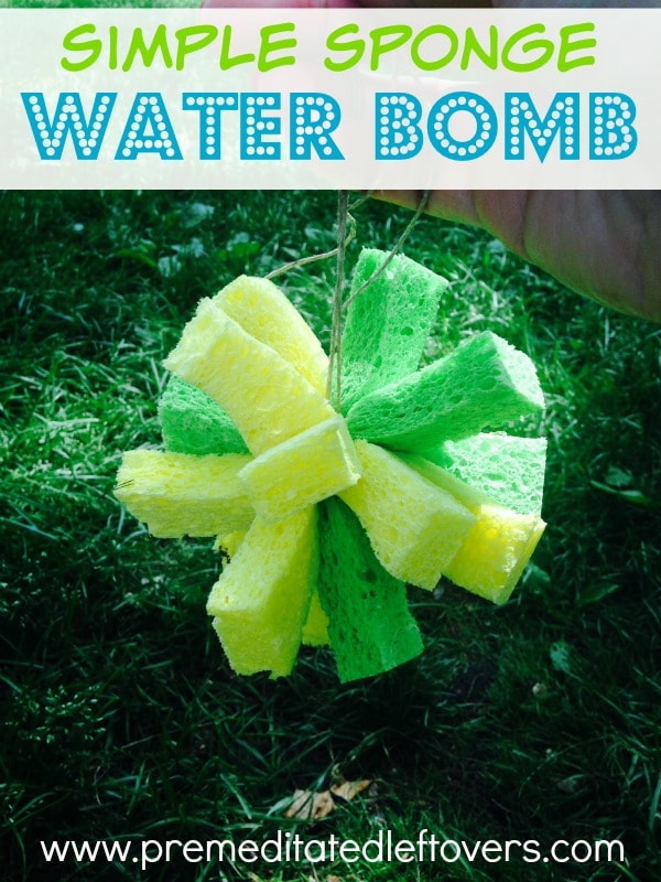 How to Make Sponge Water Bombs - Use this tutorial to make sponge water bombs. These quick and easy sponge water bombs are inexpensive to make.