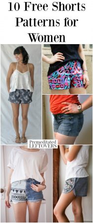 10 Free Shorts Patterns for Women