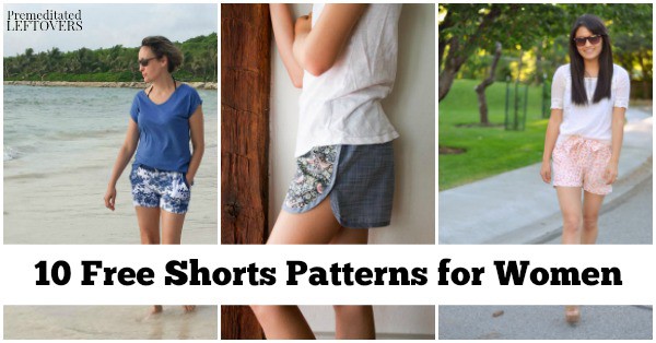 10 Free Womens Shorts Patterns