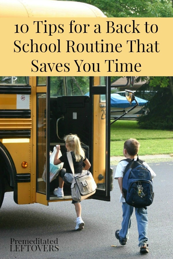 Children going back to school