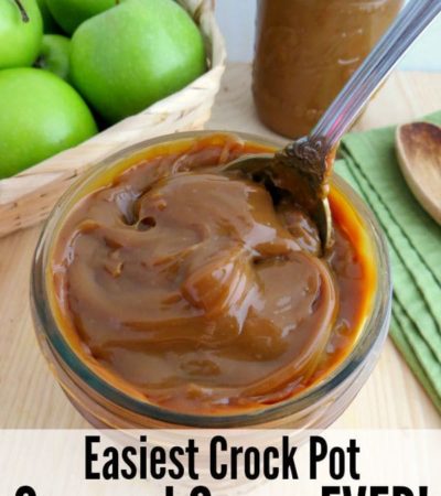 Easy one ingredient crock pot caramel sauce recipe