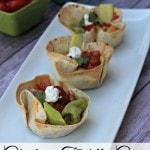 Homemade Chicken Tortilla Cups Recipe