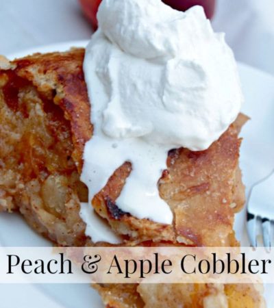 How to Make a Peach and Apple Cobbler