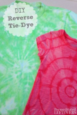 How to Reverse Tie-Dye a T-Shirt Using Bleach and Rubberbands