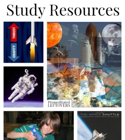 Space Flight Unit Study Resources including information on life in space, educational videos on space travel, and lesson plan ideas for space flight.