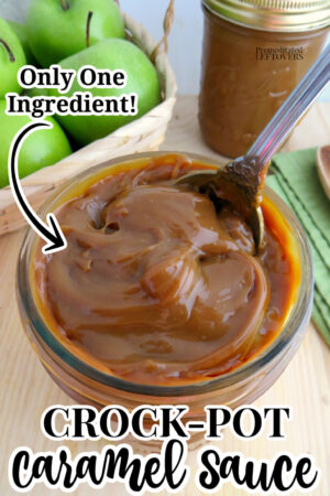 One Ingredient Crock Pot Caramel Sauce