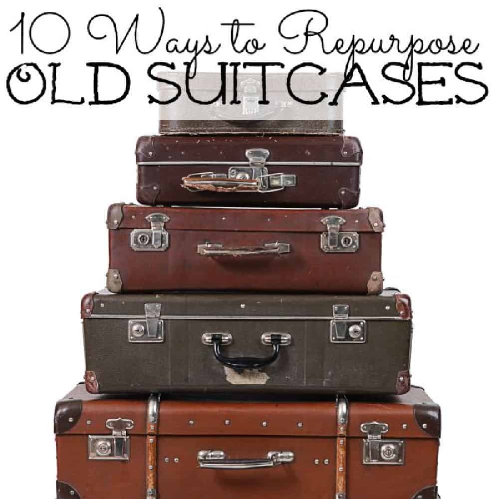 10 Creative Ways to Repurpose Old Suitcases