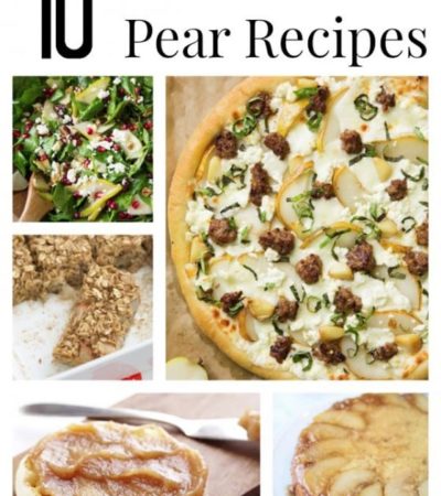 10 Delectable Pear Recipes- Learn how to freeze pears and delicious ways to use them with these 10 recipes. You will find appetizers, desserts, and more.