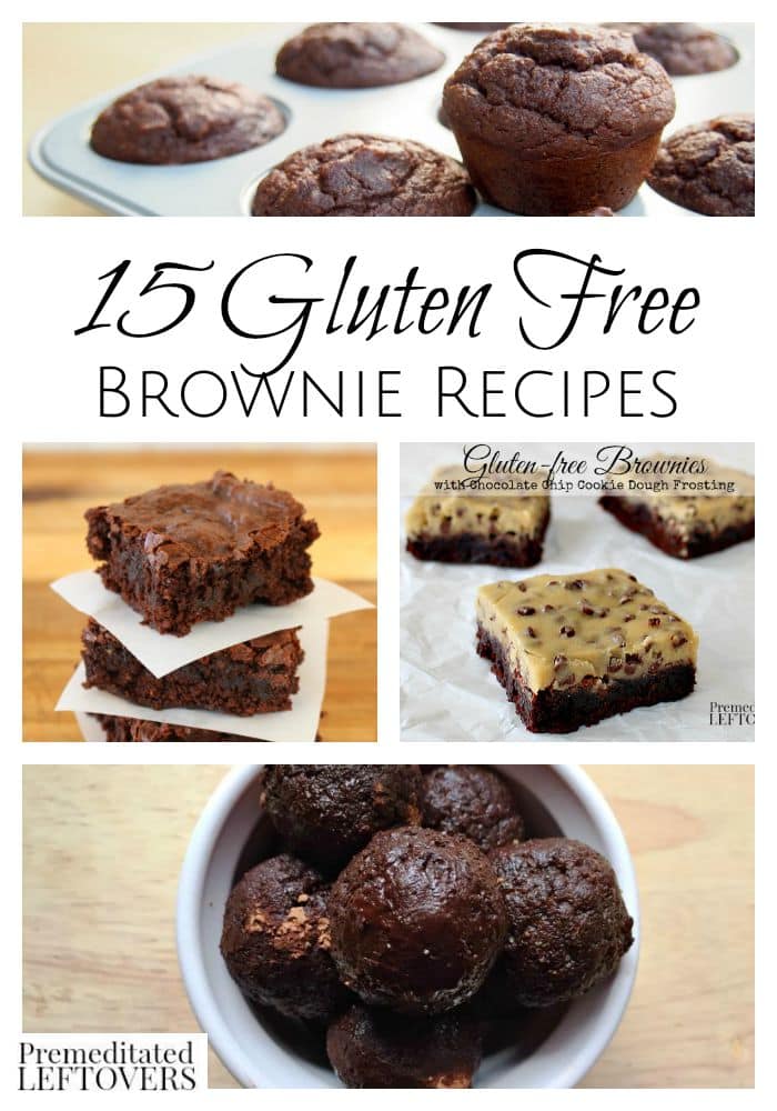 15 Gluten-Free Brownie Recipes - Rich and delicious gluten-free brownie recipes. These recipes use flour substitutes to create gluten-free brownies.